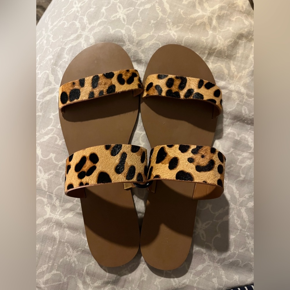 J. Crew Women’s Leopard Print Sandals